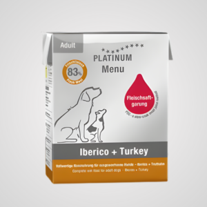 platinum menu ibérico y pavo / adulto