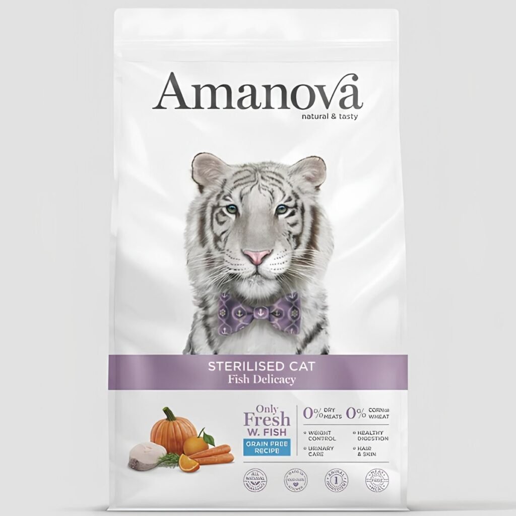 Amanova Sterilised Cat - Fish delicacy