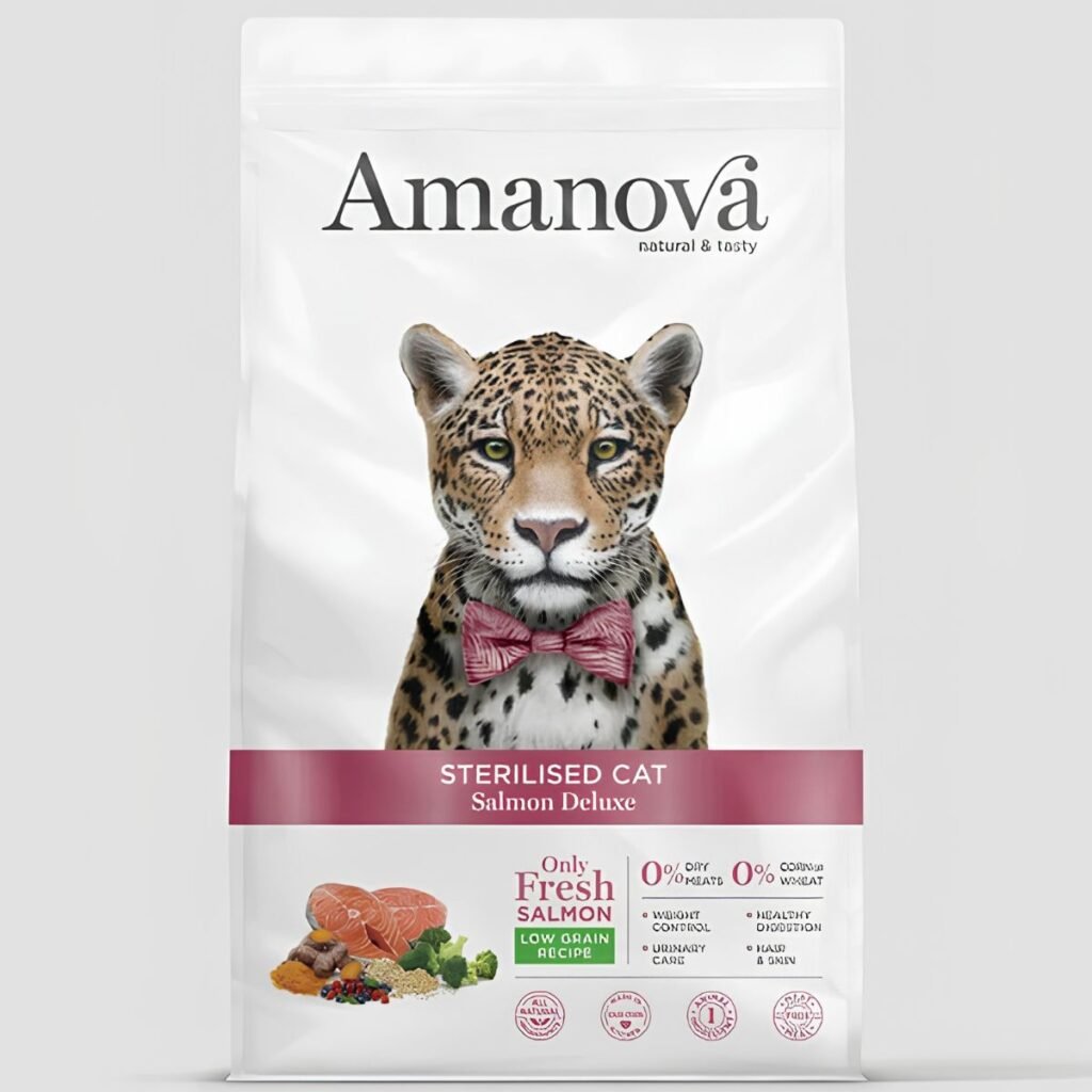 Amanova Sterilised Cat - Salmón deluxe