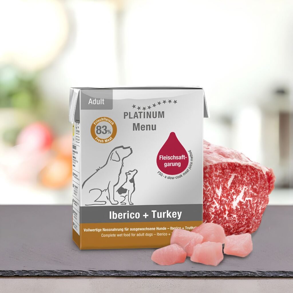 Platinum Menú Adulto Ibérico + Pavo · 375 g