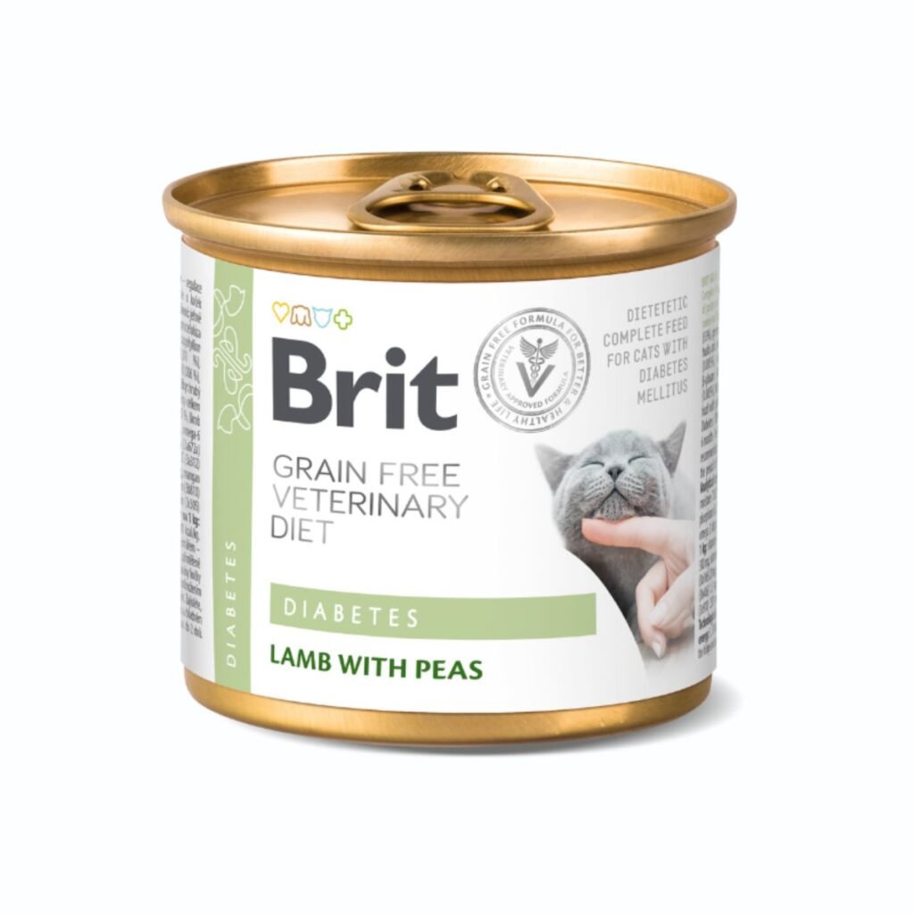 Brit GF Veterinary Diet Diabetes lata 200 g (gatos)