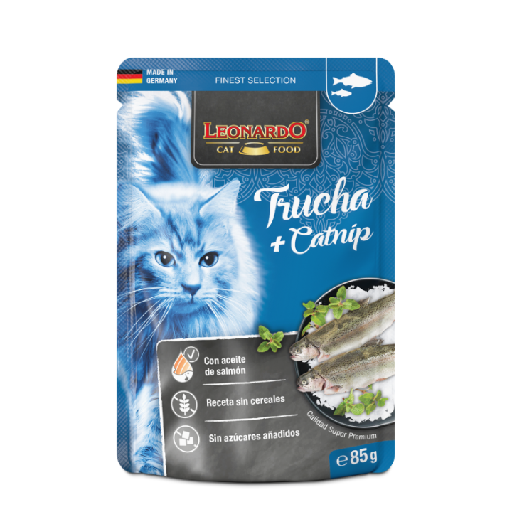 Leonardo Menú de Trucha & Hierba Gatera (85 g)