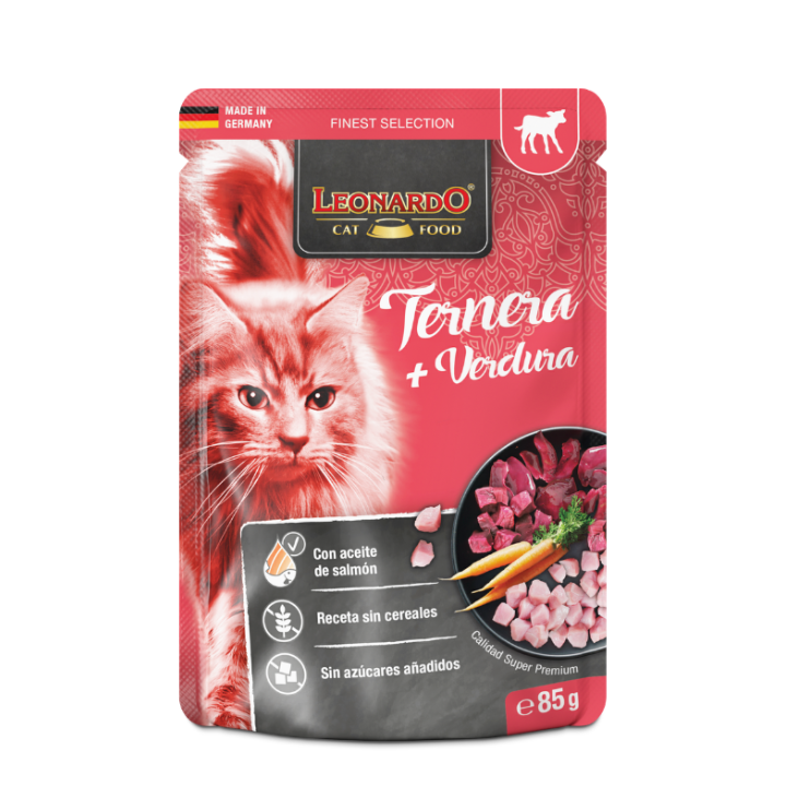 Leonardo Menú de Ternera & Verduras (85 g)