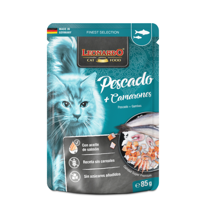 Leonardo Menú de Pescado & Gambas (85 g)
