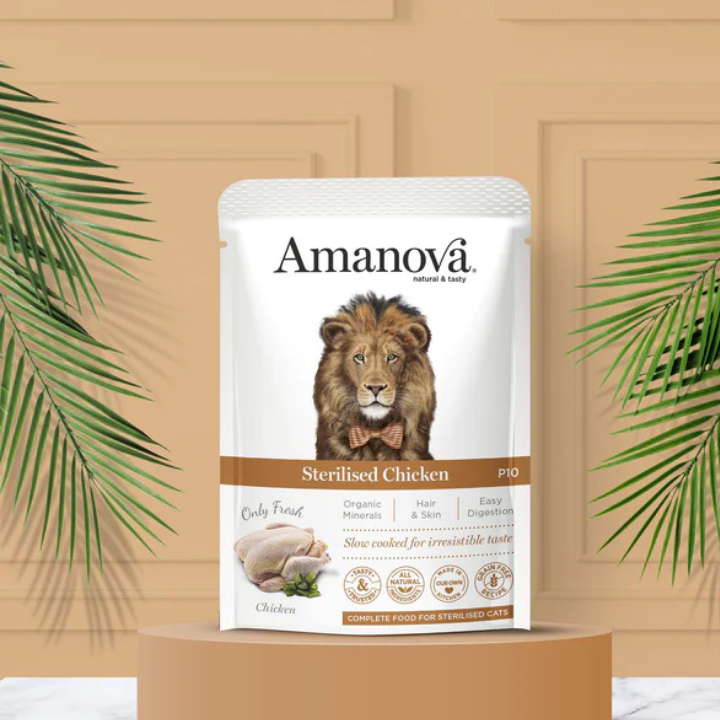 Amanova Sterilised Cat Fresh Chicken (sobre 85 g)