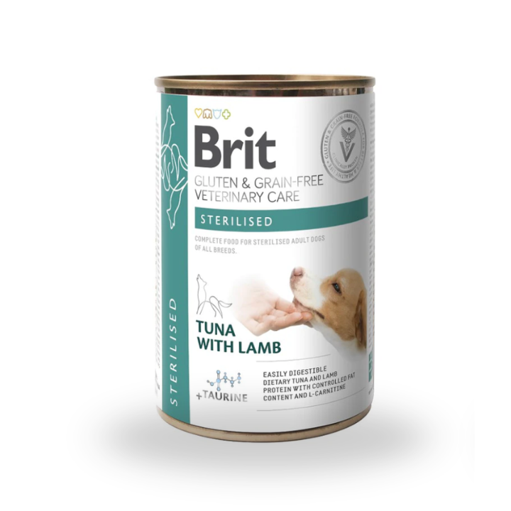 Brit GF Veterinary Diet Sterilised lata 400 g (perros)