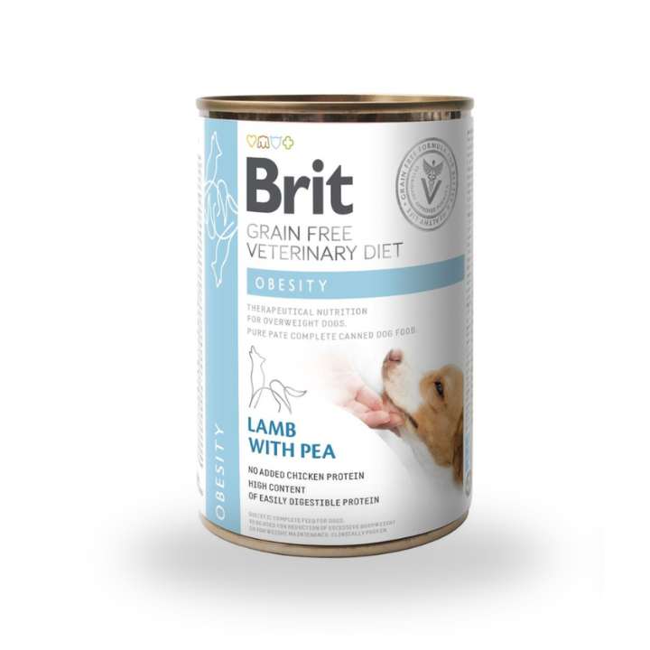 Brit GF Veterinary Diet Obesity lata 400 g (perros)