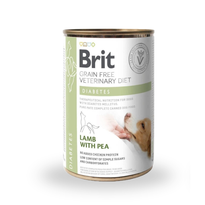 Brit GF Veterinary Diet Diabetes lata 400 g (perros)