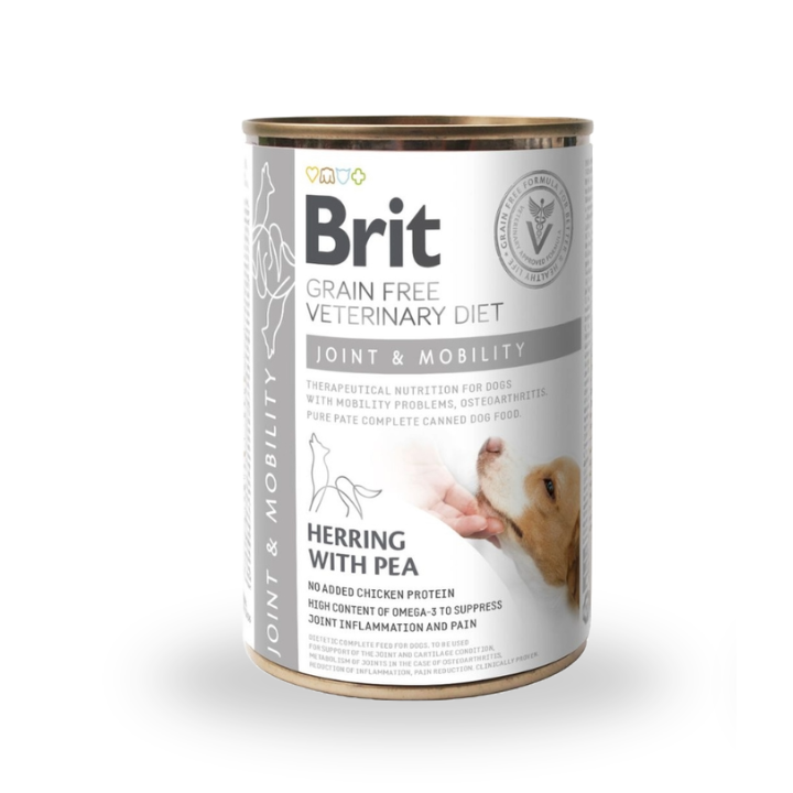 Brit GF Veterinary Diet Articulaciones y Movilidad lata 400 g (perros)