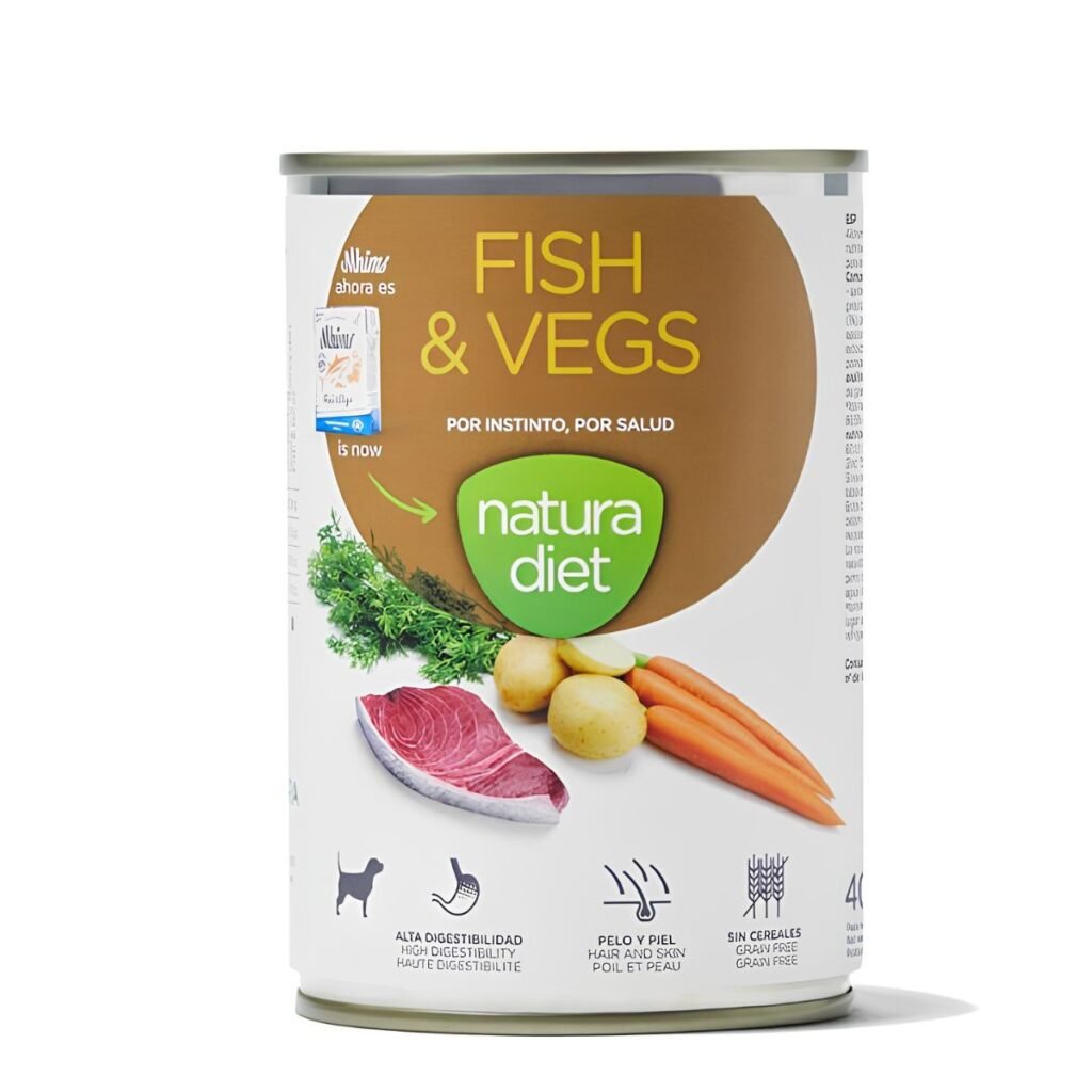 Natura Diet Fish & Vegs lata 400 g (perros)