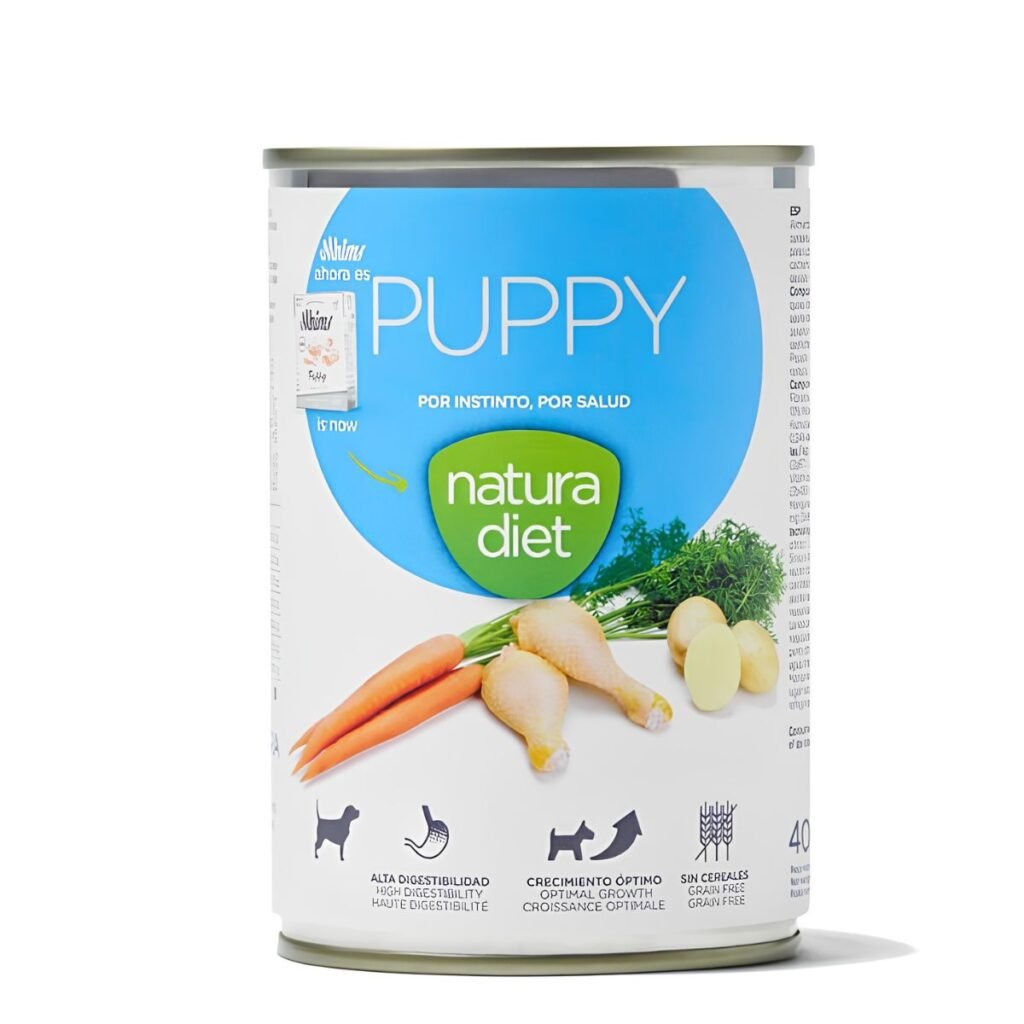 Natura Diet Puppy lata 400 g (perros)