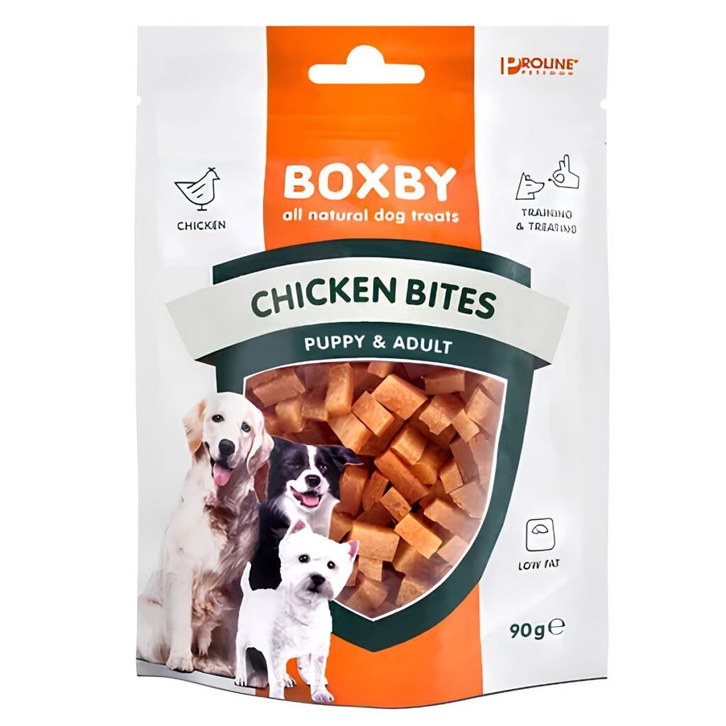 Boxby Chicken Bites con pollo y pescado (90 g)