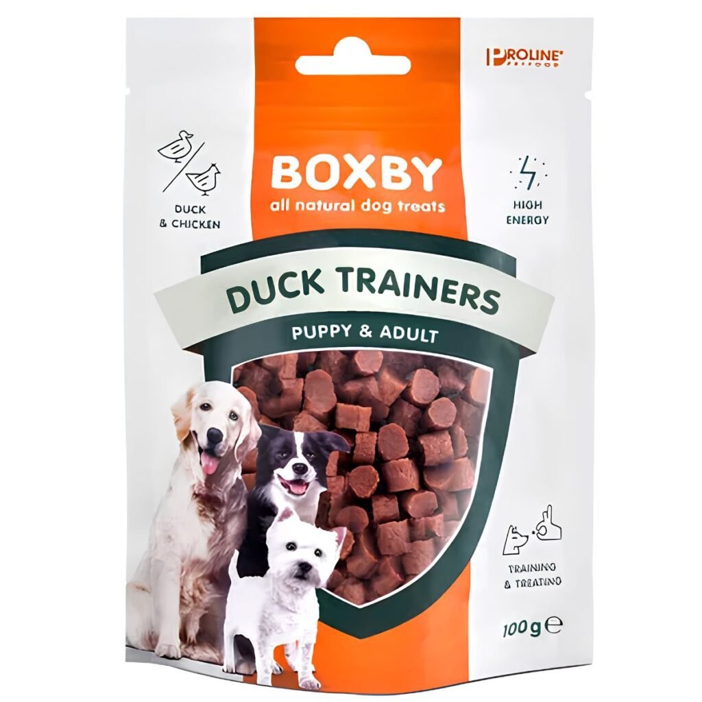 Boxby Duck Trainers · snacks de adiestramiento (100 g)