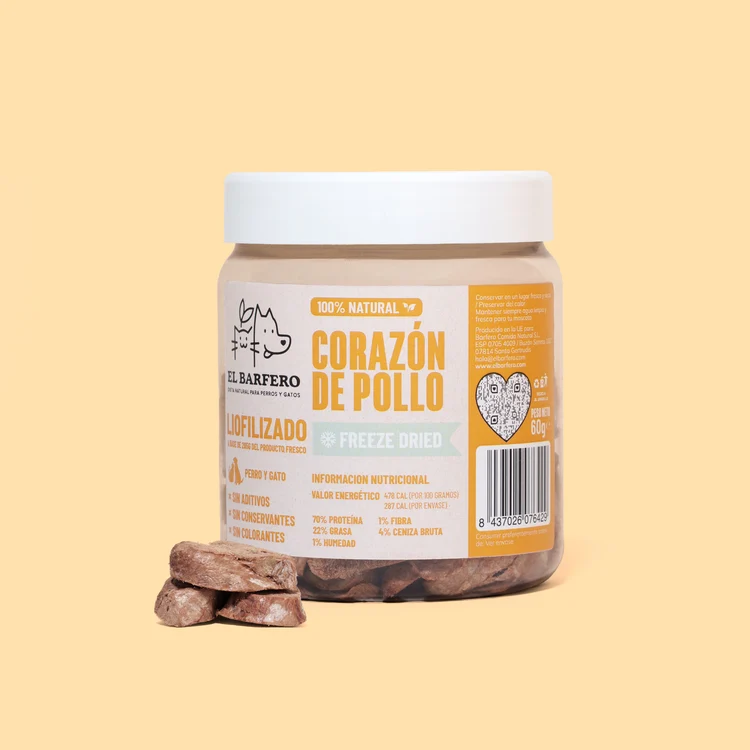 El Barfero Corazón de pollo 60g