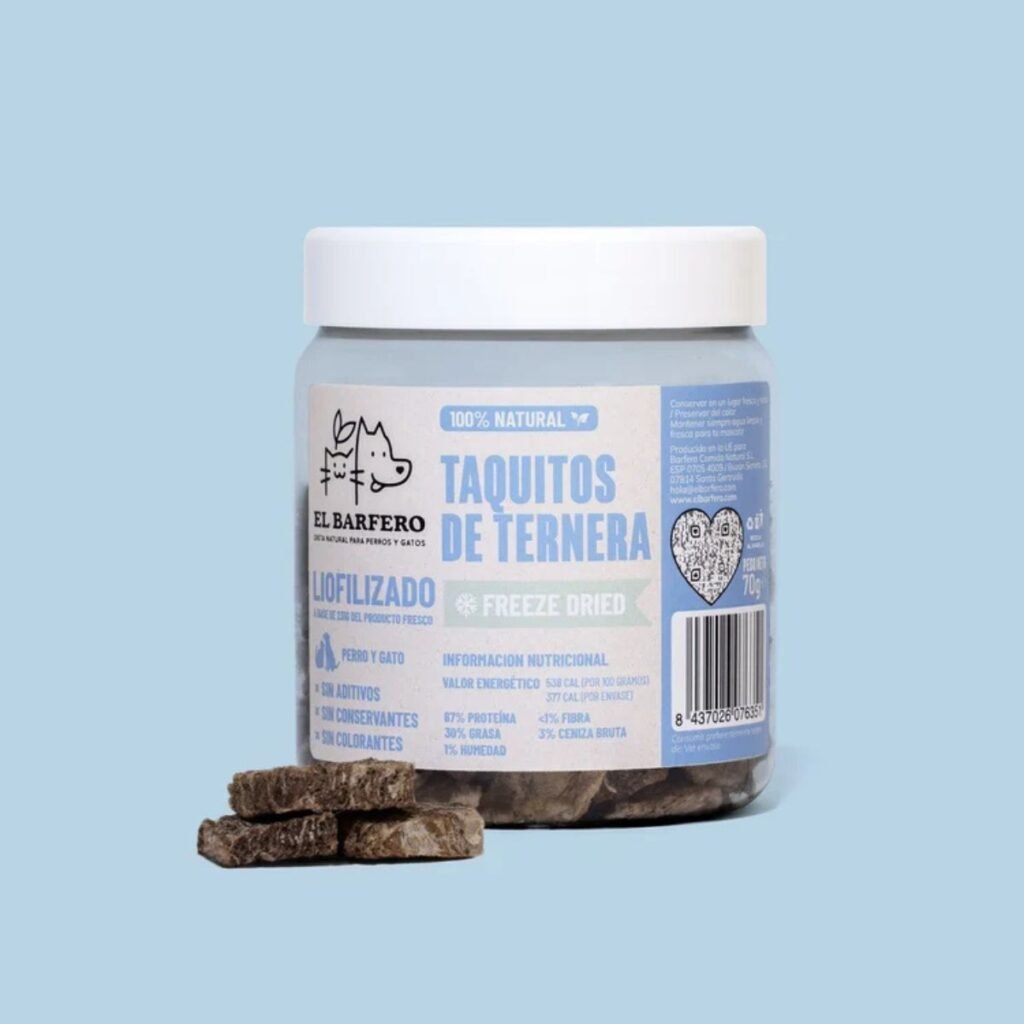 El Barfero Taquitos de ternera 70g