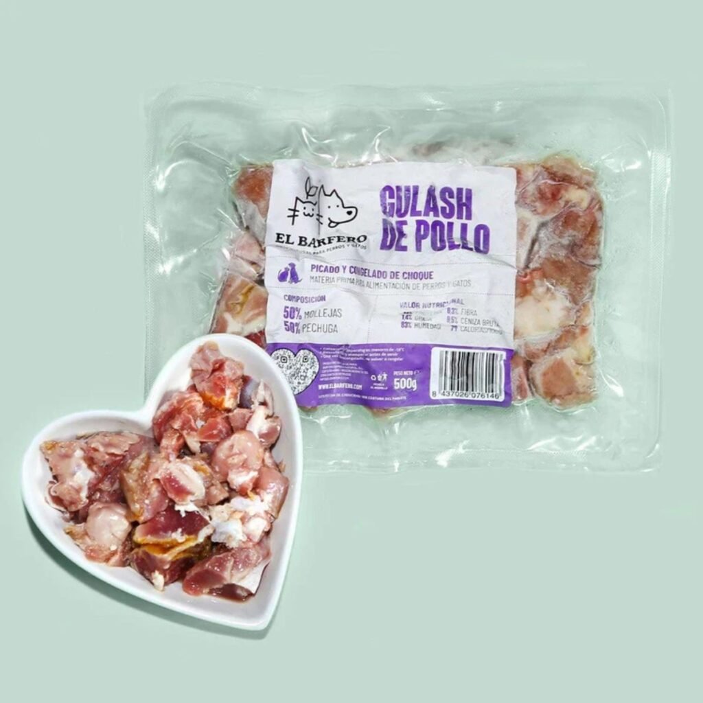 El Barfero Gulash de pollo 500g