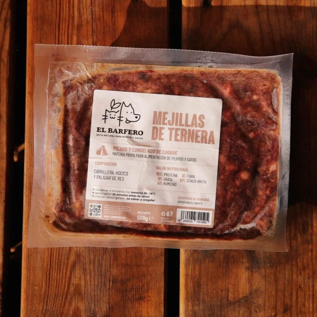 El Barfero Mejillas de ternera 500g